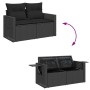 7-piece garden sofa set with black synthetic rattan cushions | Foro24|Onlineshop| Casa, Jardín y Más Foro24.es