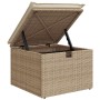 Gartensofagarnitur 7-teilig mit Kissen aus synthetischem Rattan in Beige. | Foro24|Onlineshop| Casa, Jardín y Más Foro24.es