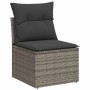 7-piece garden sofa set with gray synthetic rattan cushions | Foro24|Onlineshop| Casa, Jardín y Más Foro24.es