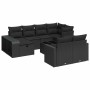 Garden sofa set 11 pieces and black synthetic rattan cushions | Foro24|Onlineshop| Casa, Jardín y Más Foro24.es