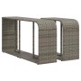 Garden sofa set 11 pieces and gray synthetic rattan cushions | Foro24|Onlineshop| Casa, Jardín y Más Foro24.es