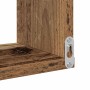 Eck-Wandregal aus gealtertem Holz 40x40x49,5 cm von , Regale und Regale - Ref: Foro24-856606, Preis: 24,84 €, Rabatt: %