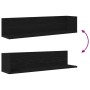 Wall shelves 2 units engineered wood black 75x16.5x16.5 cm | Foro24|Onlineshop| Casa, Jardín y Más Foro24.es