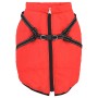 Abrigo para perro con arnés impermeable reflectante 4XL rojo de , Ropa para perros - Ref: Foro24-4019889, Precio: 21,71 €, De...