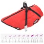 Abrigo para perro con arnés impermeable reflectante 4XL rojo de , Ropa para perros - Ref: Foro24-4019889, Precio: 21,71 €, De...