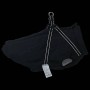 Abrigo para perro con arnés impermeable reflectante 6XL negro de , Ropa para perros - Ref: Foro24-4019648, Precio: 24,44 €, D...