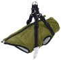 Dog coat with reflective waterproof harness size L in military green. by , Clothes for dogs - Ref: Foro24-4019894, Price: 18,...