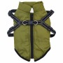 Dog coat with reflective waterproof harness size L in military green. by , Clothes for dogs - Ref: Foro24-4019894, Price: 18,...