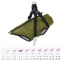 Dog coat with reflective waterproof harness size L in military green. by , Clothes for dogs - Ref: Foro24-4019894, Price: 18,...