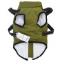 Abrigo perro arnés impermeable reflectante 2XL verde militar de , Ropa para perros - Ref: Foro24-4019896, Precio: 20,70 €, De...