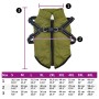 Abrigo perro arnés impermeable reflectante 2XL verde militar de , Ropa para perros - Ref: Foro24-4019896, Precio: 20,70 €, De...