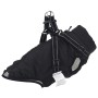 Abrigo para perro con arnés impermeable reflectante S negro de , Ropa para perros - Ref: Foro24-4019907, Precio: 18,60 €, Des...