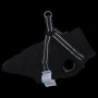 Abrigo para perro con arnés impermeable reflectante S negro de , Ropa para perros - Ref: Foro24-4019907, Precio: 18,60 €, Des...