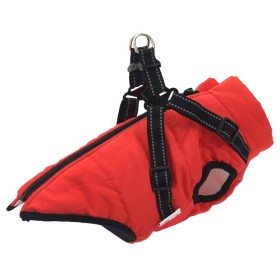 Abrigo para perro con arnés impermeable reflectante 2XL rojo de , Ropa para perros - Ref: Foro24-4019951, Precio: 20,70 €, De...