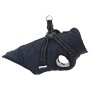 Abrigo perro con arnés impermeable reflectante S azul marino de , Ropa para perros - Ref: Foro24-4019913, Precio: 18,60 €, De...