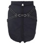 Dog coat with waterproof reflective harness 3XL navy blue | Foro24|Onlineshop| Casa, Jardín y Más Foro24.es