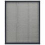 Pleated mosquito net for anthracite gray aluminum windows 60x80cm by vidaXL, Mosquito nets for windows - Ref: Foro24-148663, ...