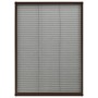 Mosquitera plisada para ventanas aluminio marrón 80x120 cm de vidaXL, Mosquiteras para ventanas - Ref: Foro24-148655, Precio:...