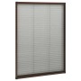 Mosquitera plisada para ventanas aluminio marrón 80x120 cm de vidaXL, Mosquiteras para ventanas - Ref: Foro24-148655, Precio:...