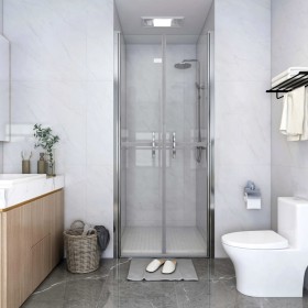 Transparent ESG shower door 91x190 cm by vidaXL, shower doors - Ref: Foro24-148782, Price: 198,44 €, Discount: %