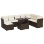 Garden sofa set 9 pieces and brown synthetic rattan cushions | Foro24|Onlineshop| Casa, Jardín y Más Foro24.es