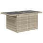 Set of garden sofas and cushions 5 pieces light gray synthetic rattan | Foro24|Onlineshop| Casa, Jardín y Más Foro24.es