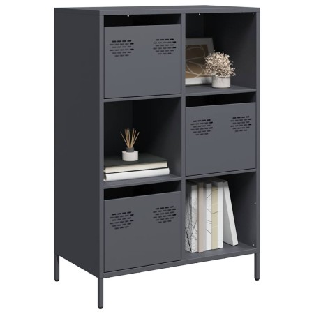 Anthracite gray steel sideboard 68x39x103.5 cm | Foro24|Onlineshop| Casa, Jardín y Más Foro24.es