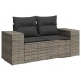 Garden sofa set with 9-piece synthetic rattan gray cushions | Foro24|Onlineshop| Casa, Jardín y Más Foro24.es