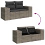 7-piece garden sofa set with gray synthetic rattan cushions | Foro24|Onlineshop| Casa, Jardín y Más Foro24.es