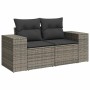 6-piece garden furniture set with gray synthetic rattan cushions | Foro24|Onlineshop| Casa, Jardín y Más Foro24.es