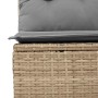 Set Gartensofas und Kissen 11 Stück synthetisches Rattan Akazie Beige | Foro24|Onlineshop| Casa, Jardín y Más Foro24.es