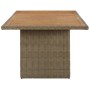 Mesa de comedor de jardín ratán sintético marrón 200x100x74 cm de vidaXL, Mesas de jardín - Ref: Foro24-310143, Precio: 170,0...