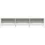 Mueble para TV acero laminado en frío blanco 202x39x43,5 cm de , Muebles TV - Ref: Foro24-851351, Precio: 254,44 €, Descuento: %