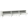 Cold rolled steel TV stand white 202x39x43.5 cm by , TV Furniture - Ref: Foro24-851351, Price: 254,44 €, Discount: %