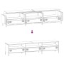 Mueble para TV acero laminado en frío blanco 202x39x43,5 cm de , Muebles TV - Ref: Foro24-851351, Precio: 254,44 €, Descuento: %