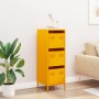 Mustard yellow steel sideboard 39x35x103.5 cm by , Sideboards - Ref: Foro24-851403, Price: 169,36 €, Discount: %