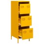 Mustard yellow steel sideboard 39x35x103.5 cm by , Sideboards - Ref: Foro24-851403, Price: 169,36 €, Discount: %