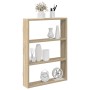 Wall shelf engineered wood oak Sonoma 43x9x60 cm by , Shelves and shelves - Ref: Foro24-860051, Price: 25,07 €, Discount: %