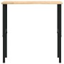 Banco de trabajo madera maciza de roble 100x60x(71,5-98) cm de , Mesas de trabajo - Ref: Foro24-3309695, Precio: 130,23 €, De...