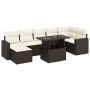 Set mit 8 Gartensofas und Kissen Kunstrattan braun | Foro24|Onlineshop| Casa, Jardín y Más Foro24.es