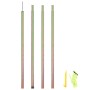 Galvanized steel sail awning pole 200 cm by vidaXL, Tent poles and stakes - Ref: Foro24-315220, Price: 18,77 €, Discount: %