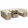 Set Gartensofas mit beigen Kissen 10 Stück synthetisches Rattan von , Gartensets - Ref: Foro24-3326379, Preis: 943,93 €, Raba...