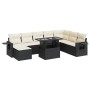 Set Gartensofas mit Kissen 9 Stück synthetisches Rattan schwarz | Foro24|Onlineshop| Casa, Jardín y Más Foro24.es