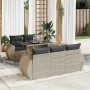 Set de sofás de jardín 6 pzas y cojines ratán sintético gris | Foro24|Onlineshop| Casa, Jardín y Más Foro24.es