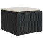 Set aus Gartensofas und Kissen 8-teilig synthetisches Rattan schwarz | Foro24|Onlineshop| Casa, Jardín y Más Foro24.es