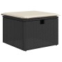 Set aus Gartensofas und Kissen 8-teilig synthetisches Rattan schwarz | Foro24|Onlineshop| Casa, Jardín y Más Foro24.es