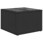 Set aus Gartensofas und Kissen 8-teilig synthetisches Rattan schwarz | Foro24|Onlineshop| Casa, Jardín y Más Foro24.es