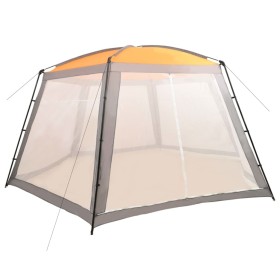 Gray fabric pool tent 660x580x250 cm by vidaXL, Pool and spa accessories - Ref: Foro24-93047, Price: 166,99 €, Discount: %