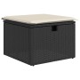 Set Gartensofas und Kissen 8-tlg. synthetisches Rattan Akazie schwarz | Foro24|Onlineshop| Casa, Jardín y Más Foro24.es