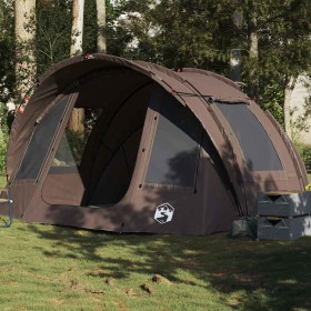 Fishing tent for 2 people waterproof brown